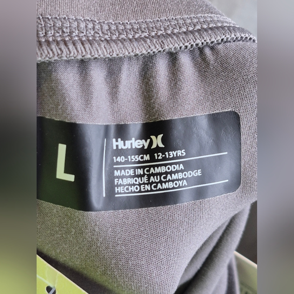 Hurley Charcoal Leggings with Hurley Color Label - Picture 2 of 16